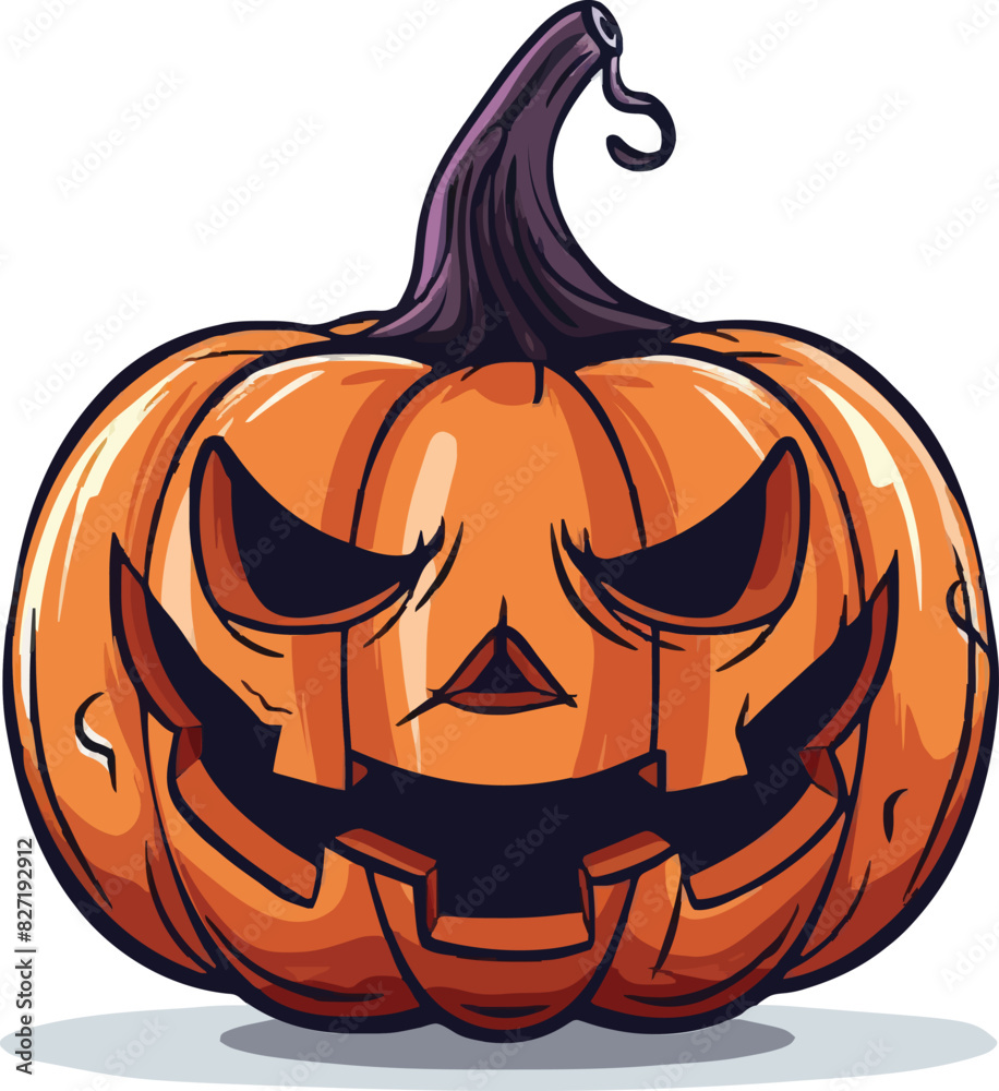 Scary Halloween pumpkin face Scary Halloween pumpkin face