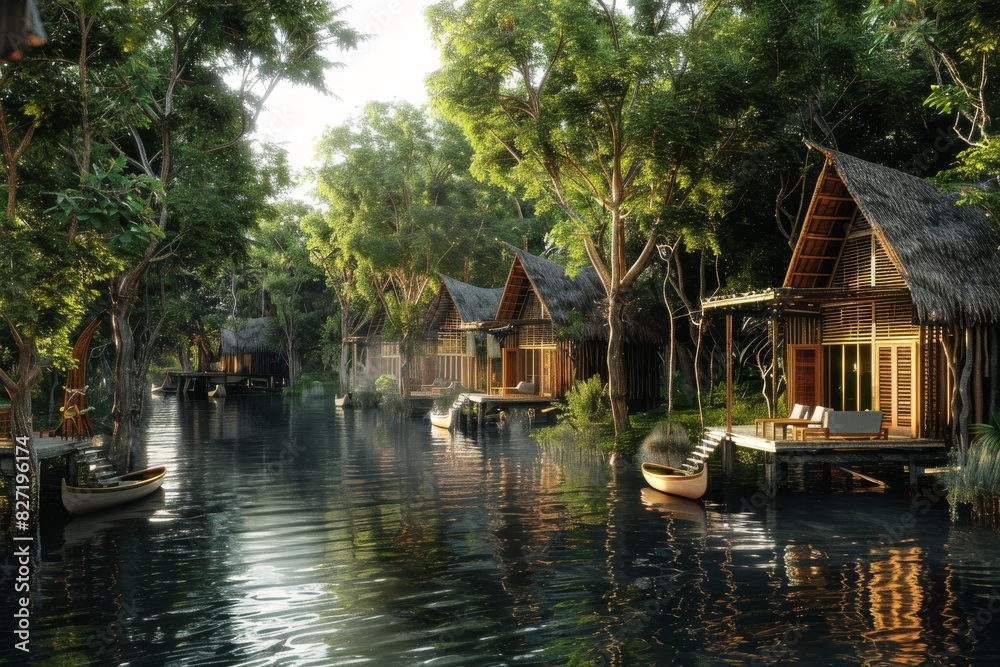Mangrove Retreat Ecolodges in mangrove forests with opportunities for canoeing