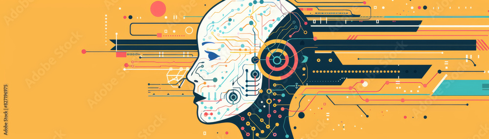 Fototapeta premium Enhancing Business Insights: Utilizing Machine Learning for Advanced Predictive Analytics