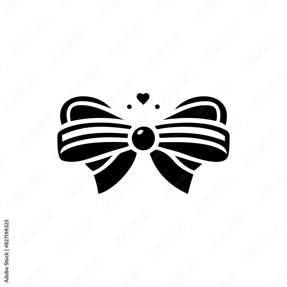 Vector illustration bow for decorating gifts simple design Vector illustration bow for decorating gifts simple design