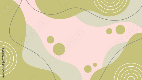 Liquid Style Pastel Abstract Background with vector elements