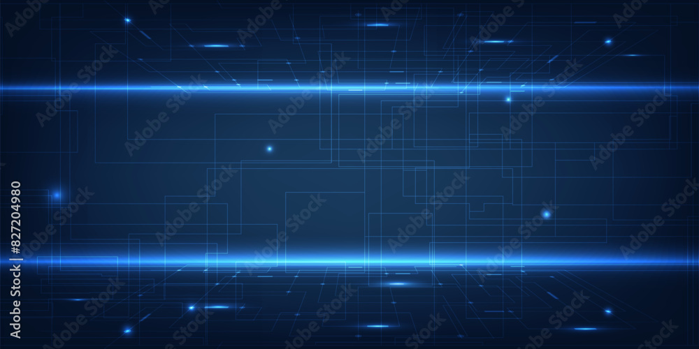 Abstract blue digital technology background.Digital futuristic communication technology concepts. Abstract blue digital technology background.Digital futuristic communication technology concepts.