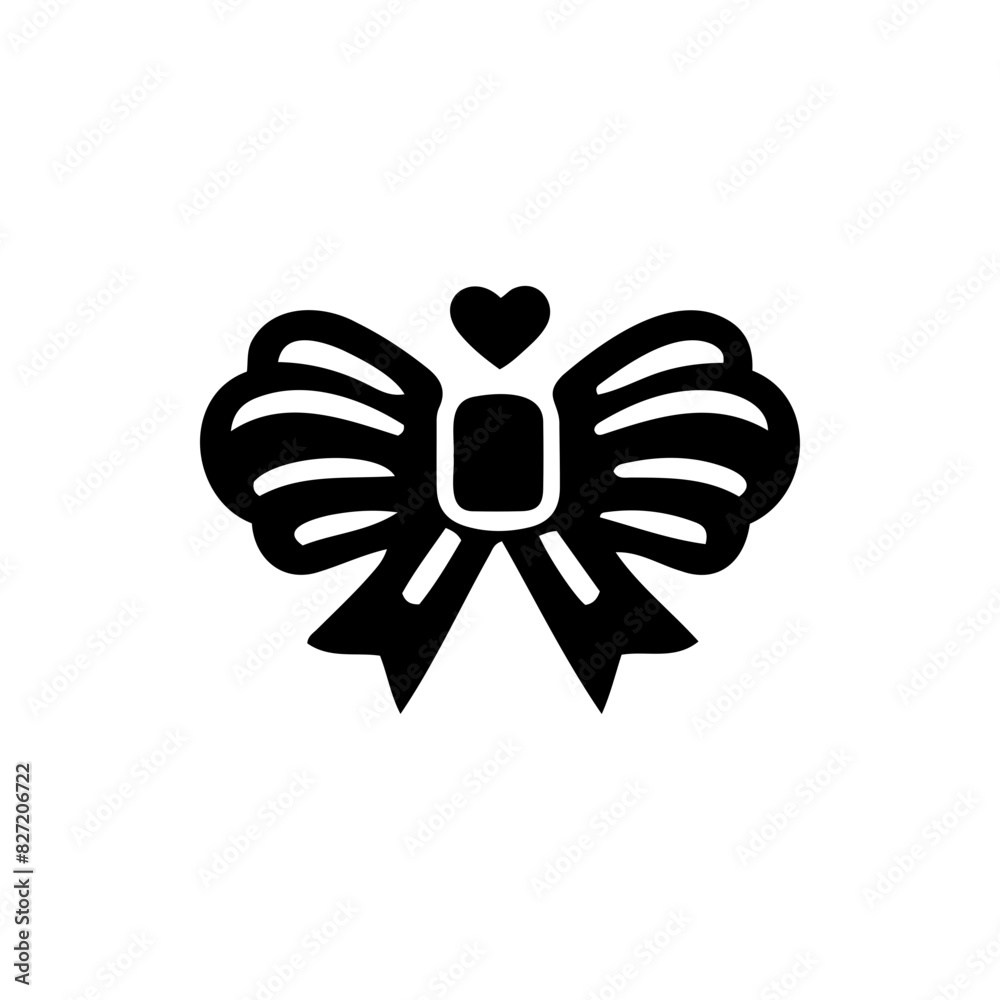 Beautiful Bow Silhouette Vector Elements for decorating greeting cards and gift boxes. Beautiful Bow Silhouette Vector Elements for decorating greeting cards and gift boxes.
