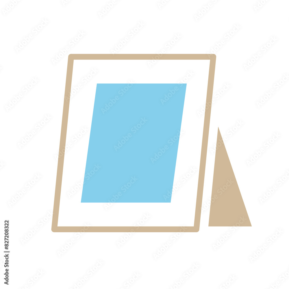 Fototapeta premium mirror icon vector design template simple and clean