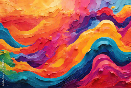 abstract painted colorful background