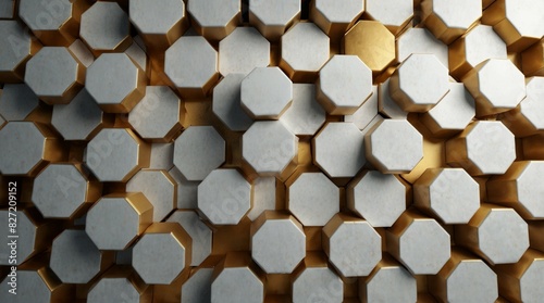 Abstract White and Gold Hexagonal Background. Luxury White Pattern for presentation, banner, cover, web, card, poster, wallpaper HD quality. abstract texture seamless wallpaper background for designer