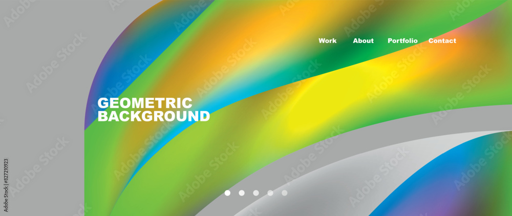 Web page design with geometric elements - circle and wave. Techno art concept. Vector Illustration For Wallpaper, Banner, Background, Card, Book Illustration, landing page Web page design with geometric elements - circle and wave. Techno art concept. Vector Illustration For Wallpaper, Banner, Background, Card, Book Illustration, landing page