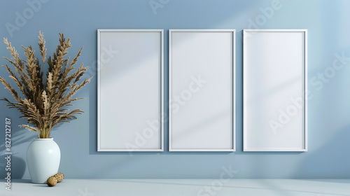 Empty frames on the wall