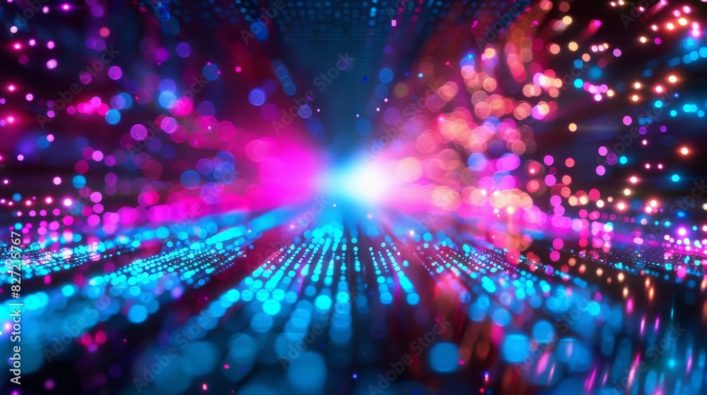 tunnel made of colorful light streaks vibrant neon light effect background tunnel made of colorful light streaks vibrant neon light effect background