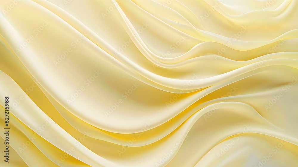 Fototapeta premium dynamic, composition, light, yellow, lines, bending, overlapping, creating, sense, movement, fluidity, sophisticated, wallpaper