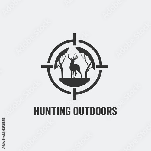 Hunting outdoor logo design