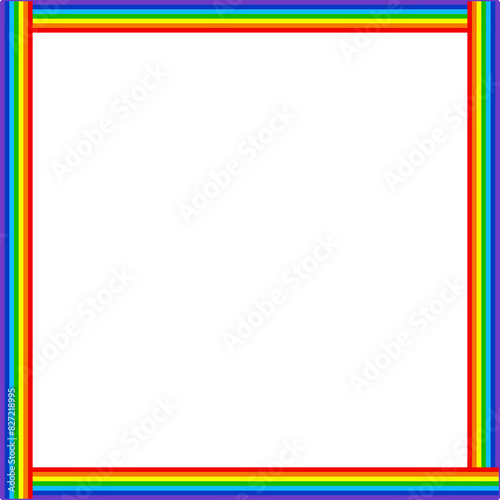 Rainbow frame background 59 photo