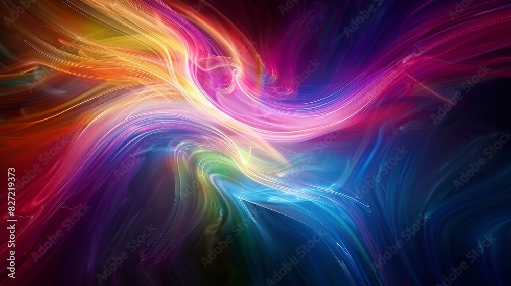 a vibrant abstract swirl of colors, with a dynamic flow that creates a sense of movement a vibrant abstract swirl of colors, with a dynamic flow that creates a sense of movement