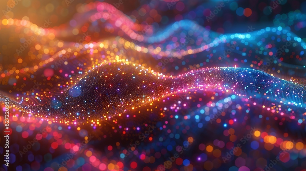 An abstract illustration of a neural network, with colorful data streams and nodes set against a bright, vibrant background enhanced by a bokeh effect to symbolize AI complexity. An abstract illustration of a neural network, with colorful data streams and nodes set against a bright, vibrant background enhanced by a bokeh effect to symbolize AI complexity.