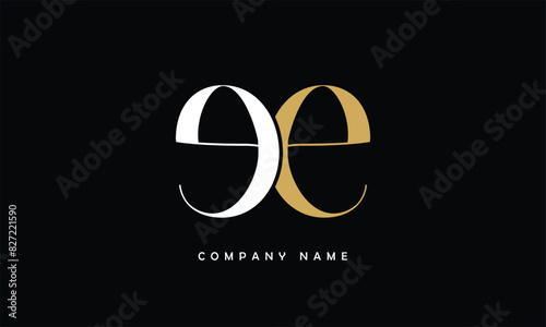 EE, EE Abstract Letters Logo Monogram
