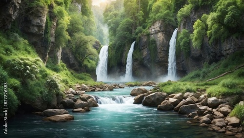 waterfall in the forest