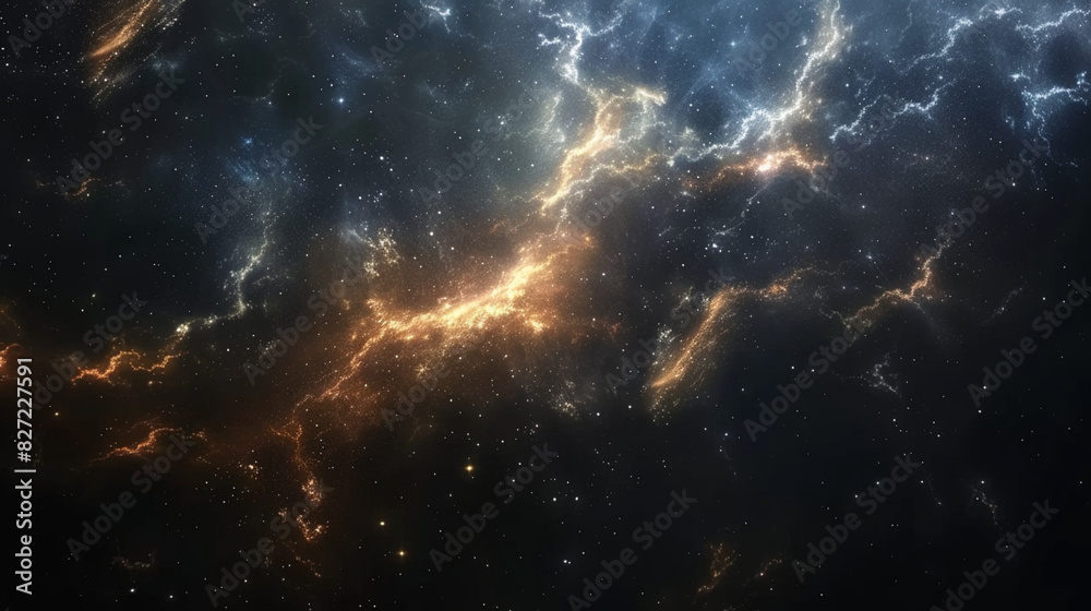 星々がキラキラと輝く宇宙の背景素材 星々がキラキラと輝く宇宙の背景素材