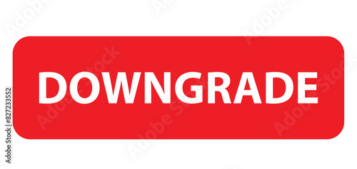  Downgrade sign vector icon on white background iş finans endüstriyel photo