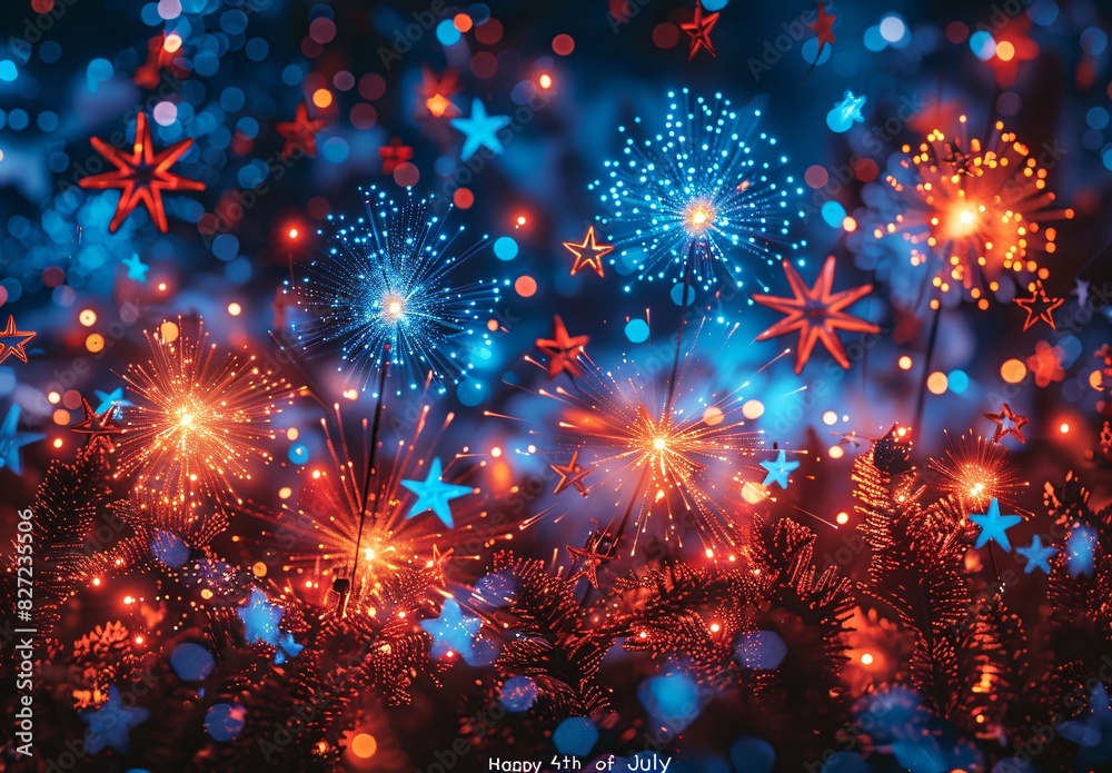 Fototapeta premium Happy Memorial Day poster illustration, background. Remember and honor. best vector for your projects. 