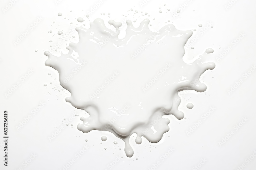 White liquid splash White liquid splash