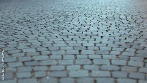 A nice low-angle selective focus view of Castel Vecchio Bridge in Verona, Italy