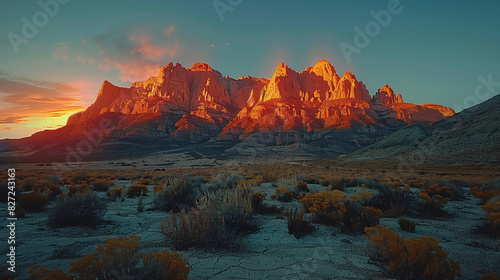 The mountains of Red Rock Canyon © Waji