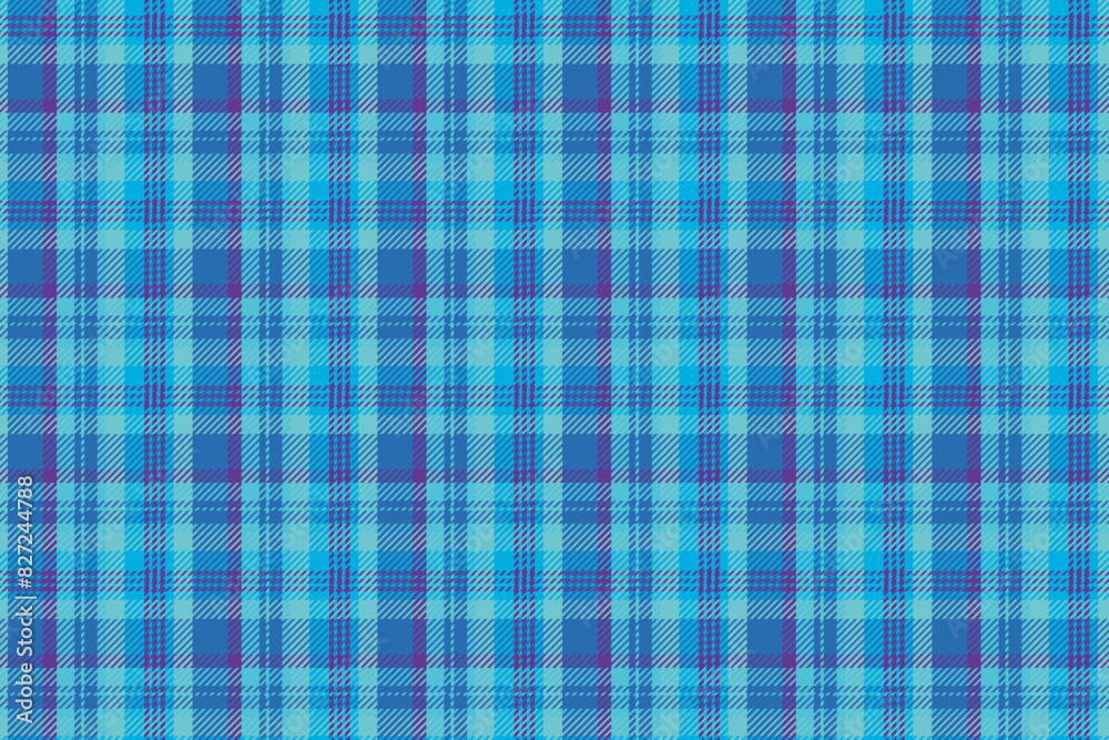 Illustration wallpaper, Abstract pattern of sweater weaving style with blue color tone background.