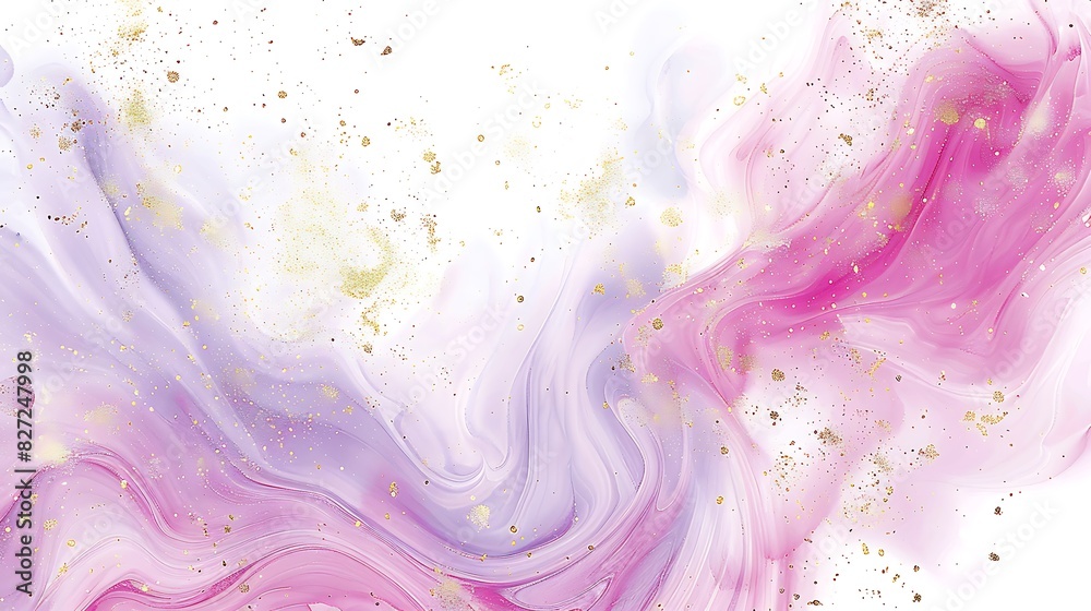 Fototapeta premium solid white background with color swirl
