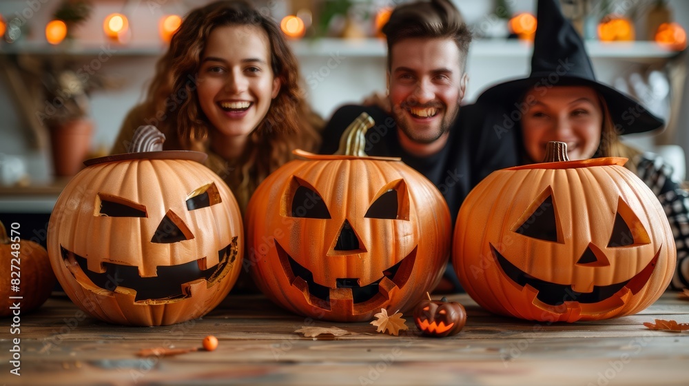 Group of people in halloween costumes enjoying a fun-filled night at the nightclub Group of people in halloween costumes enjoying a fun-filled night at the nightclub