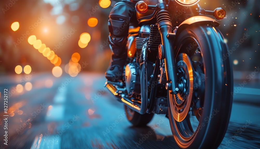 Adjusting motorcycle clutch cable, professional light Adjusting motorcycle clutch cable, professional light