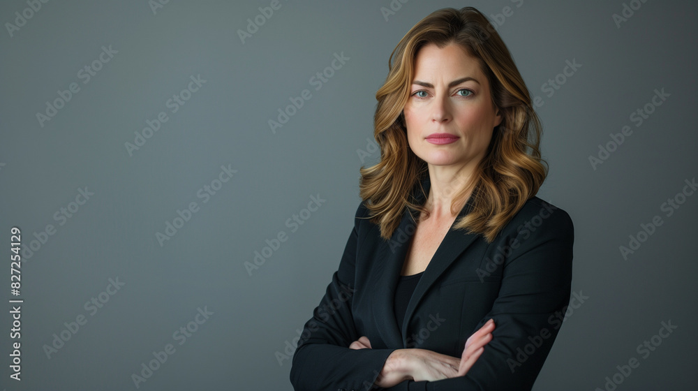 Confident Female Executive in Professional Attire Confident Female Executive in Professional Attire