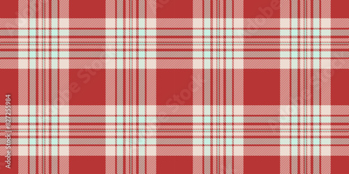 Wedding textile plaid seamless, scrapbooking check background texture. Fibre vector fabric pattern tartan in light and red colors.