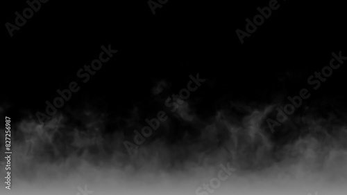 Appearance of gray smoke alpha channel photo