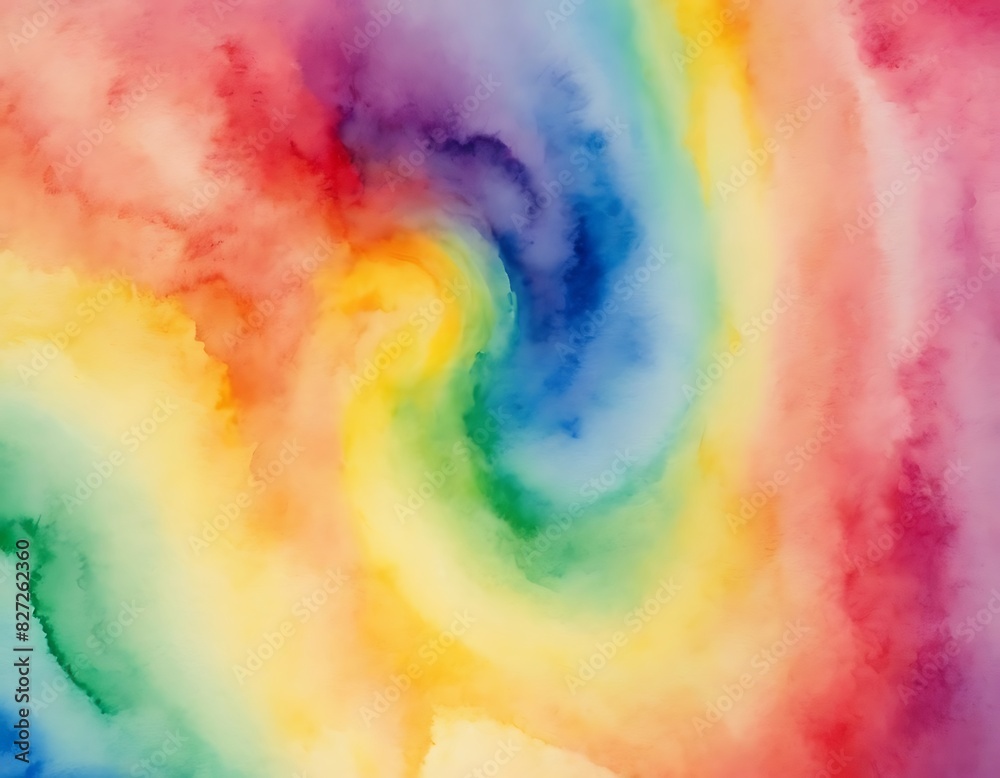 rainbow watercolor background