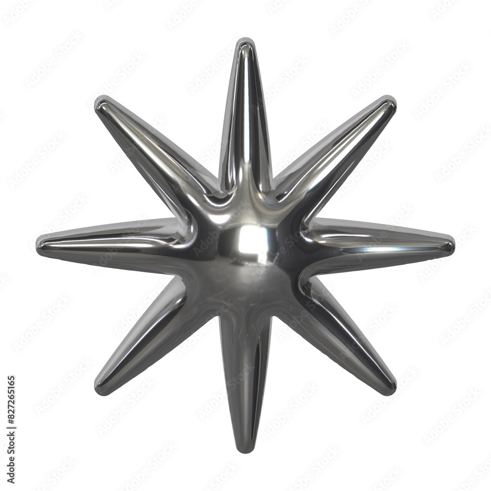3d chrome Retro futuristic y2k elements 3d chrome Retro futuristic y2k elements