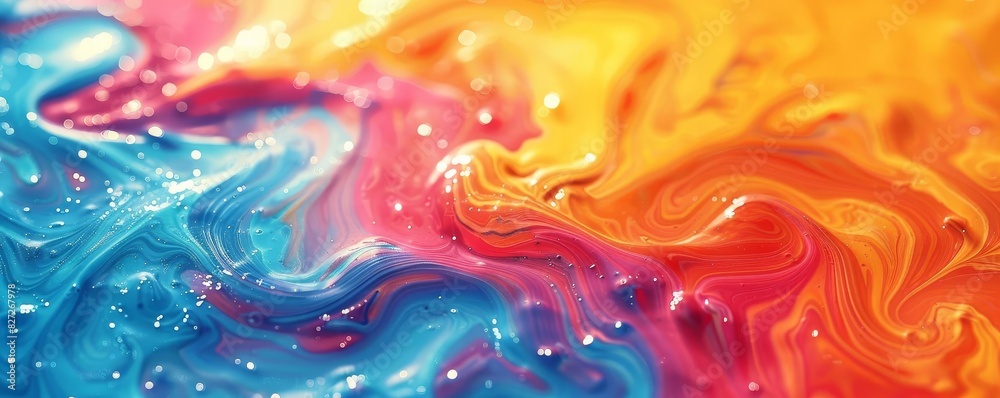 Abstract, colorful backgrounds with fluid shapes, illustrating expressive design selective focus, artistic creations, whimsical, Fusion, Art workshop backdrop Abstract, colorful backgrounds with fluid shapes, illustrating expressive design selective focus, artistic creations, whimsical, Fusion, Art workshop backdrop