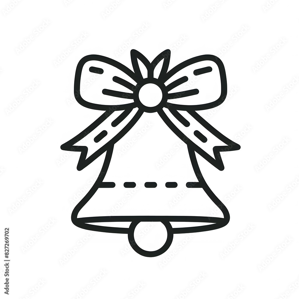 AI Generate of Simple Icon Logo Symbol of Christmas Bell, Jingle Bell, Bell, Genta, Lonceng Natal, with white background AI Generate of Simple Icon Logo Symbol of Christmas Bell, Jingle Bell, Bell, Genta, Lonceng Natal, with white background