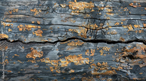 Surface of severely deteriorated wood photo