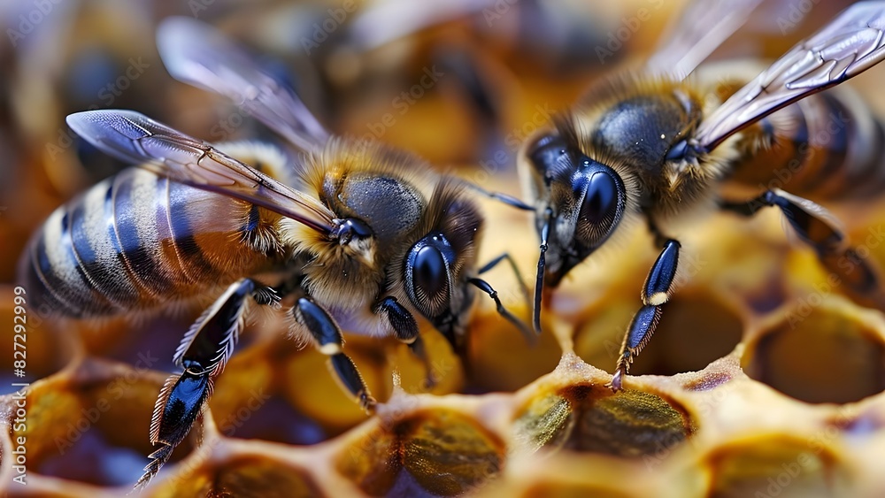 Collaborative Efforts of Bees: Overcoming Challenges Through Teamwork and Problem-Solving. Concept Insect Behavior, Teamwork in Nature, Problem-Solving Skills, Collaborative Efforts Collaborative Efforts of Bees: Overcoming Challenges Through Teamwork and Problem-Solving. Concept Insect Behavior, Teamwork in Nature, Problem-Solving Skills, Collaborative Efforts