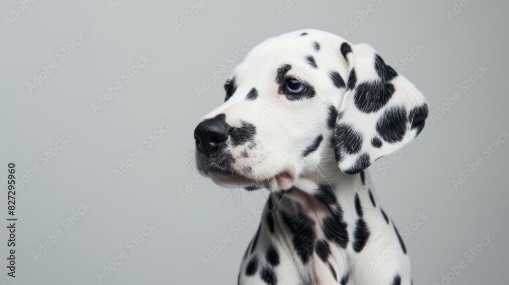 The Dalmatian Puppy Portrait The Dalmatian Puppy Portrait