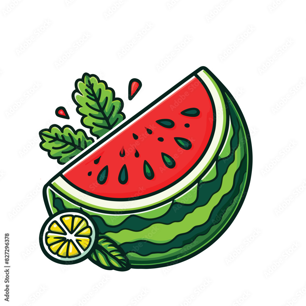 Watermelon Clipart With Summer Typography, Summer Typography Design ...