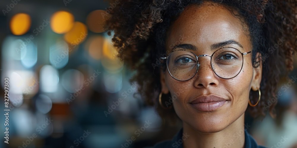 A confident African businesswoman, smiling and wearing eyewear, exuding professionalism and happiness outdoors. A confident African businesswoman, smiling and wearing eyewear, exuding professionalism and happiness outdoors.