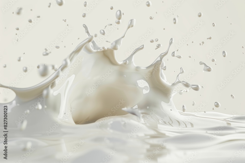Pouring fresh milk splash on white background for advertisement and packaging design Pouring fresh milk splash on white background for advertisement and packaging design