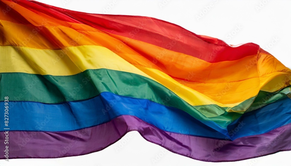 waving lgbt flag on white background, queer gay month pride parade texture wallpaper waving lgbt flag on white background, queer gay month pride parade texture wallpaper