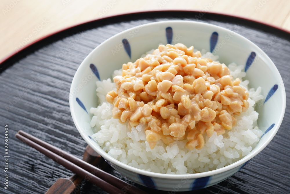 ひきわり納豆ごはん ひきわり納豆ごはん