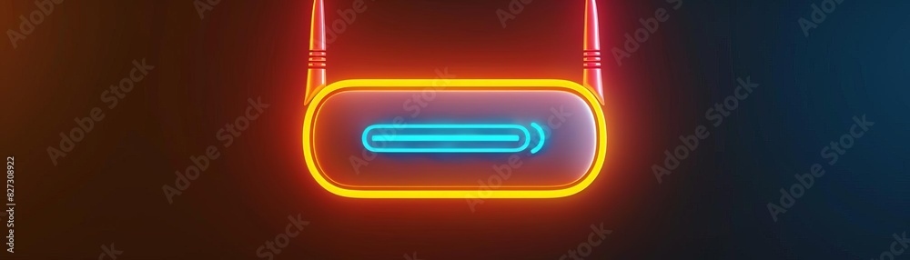106 model of a bright and vibrant router icon 106 model of a bright and vibrant router icon