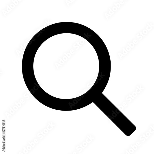Search Icon: Discover, Investigate, Seek, Explore, Scrutinize, Magnify, Hunt, Examine - Optical Tool for Exploring Options and Seeking Clues