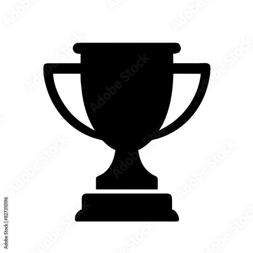 Trophy Icon - Symbol of Achievement and Success, Champion Recognition Emblem for Victory, Prize Illustration in Competition and Excellence Celebration