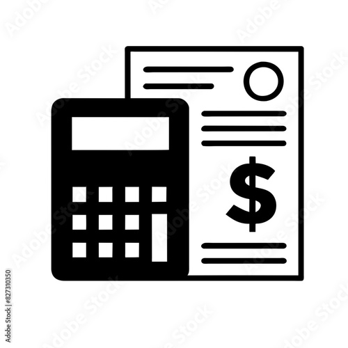 Financial Mastery: Budget Icon - Empowering Your Money Management with Expert Strategies and Tools - Budgeting, Expense Control, Financial Planning, and Fiscal Discipline Illustrated - Vector Design