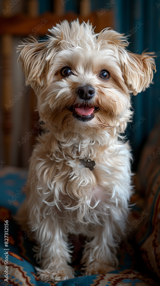 portrait of a yorkshire terrier portrait of a yorkshire terrier
